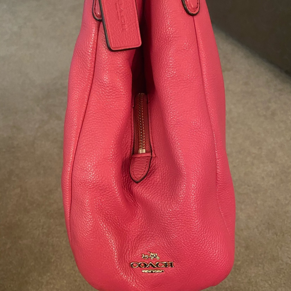 Hot pink Coach bag